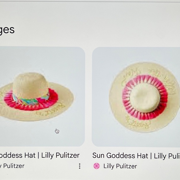 LILLY PULITZER GODDESS SUN HAT NWOT - Picture 2 of 12